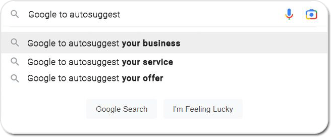 google autocomplete search